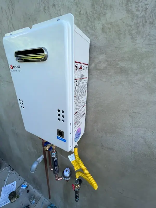 Tankless water heater installation for Hudson Center homes